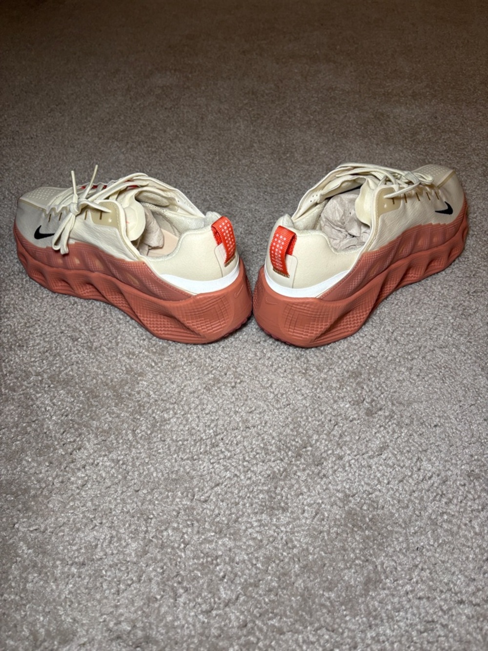 Nike Cream & Rust-Red Ava Rover Sneaker - Picture 8 of 9